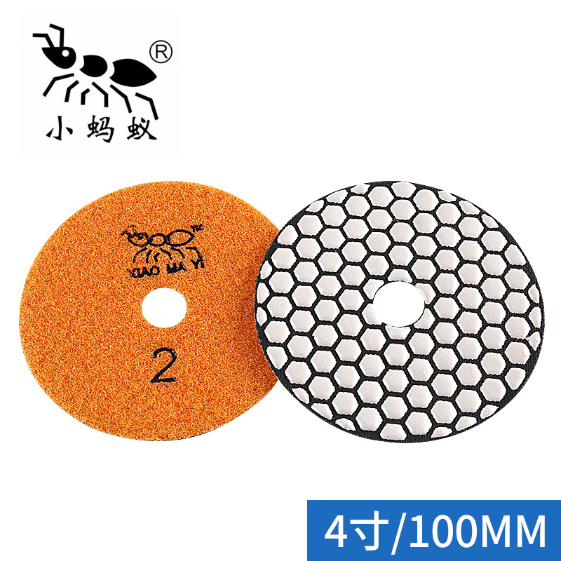 Pequeña hormiga mármol seco molienda pieza granito piedra pulido azulejo biselado recorte artefacto amoladora angular pieza de molienda