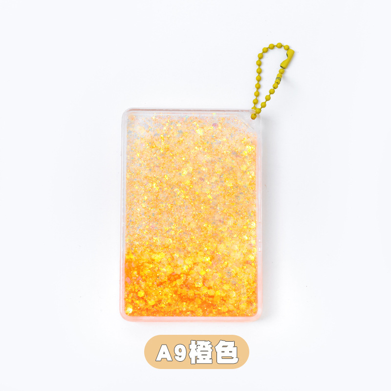 Quicksand Goo tarjeta ladrillo acrílico Mahjong cubo de hielo niños niña decoración especial Tarjeta de evaluación transparente Placa de ladrillo novias tía tarjeta