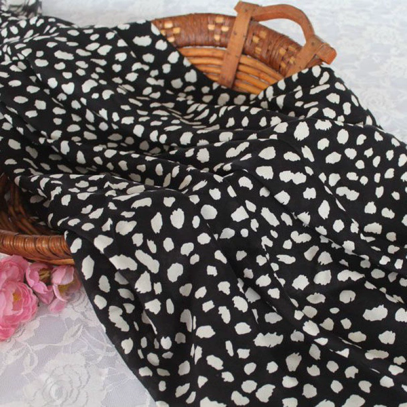 Шифон шелковая ткань, летний пижама, домашняя одежда, floral print