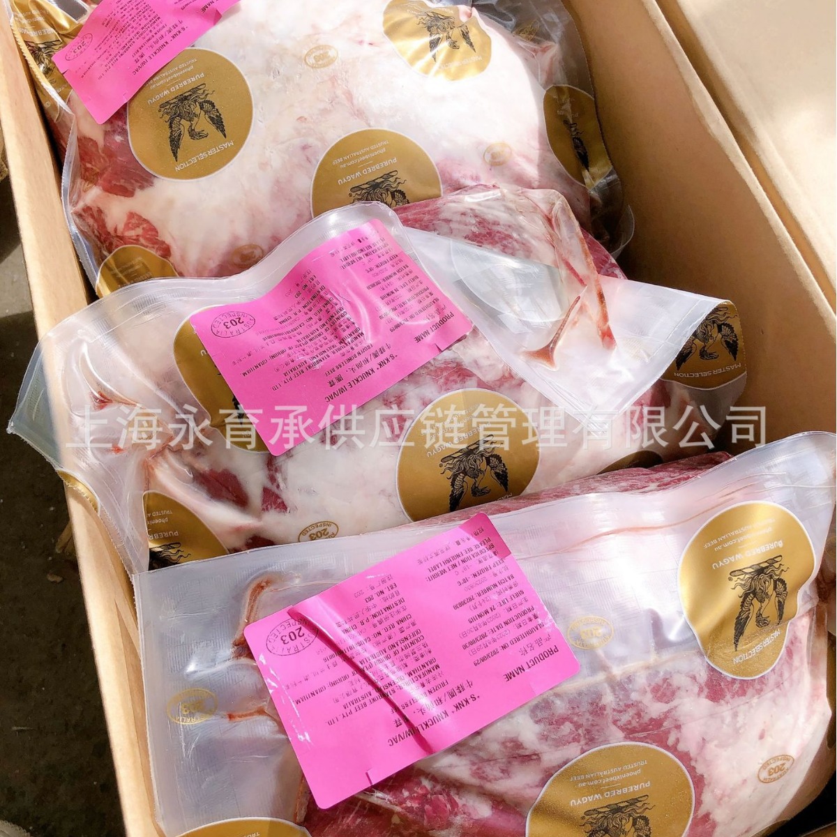 澳洲金凤凰M8-9牛霖牛膝圆和尚头203厂F4代和牛冷冻牛肉中餐正关