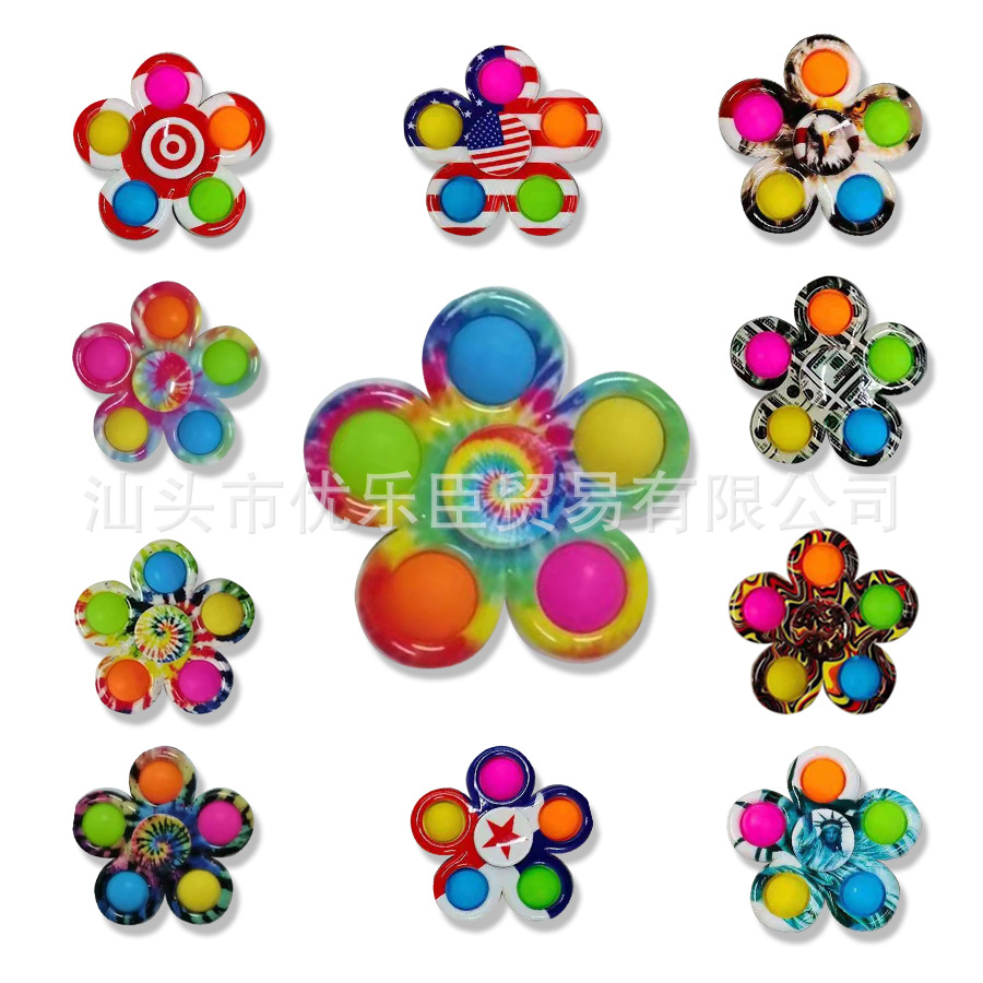 rainbow spinning top for finger