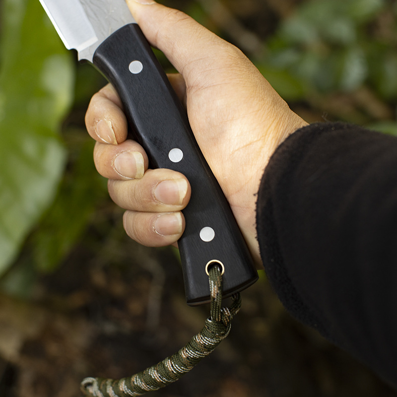 柴刀户外钓鱼露营适用户外手工农用新款锰钢锻打劈柴刀户外开路刀