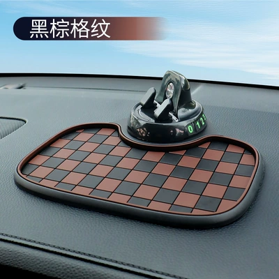 Storage Mat, Anti-slip mat - b-107-multifunctional-anti-slip-mat-black-and-brown-plaid