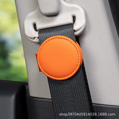 Belt Limiter Fixing Clip Seat belt shoulder pad - no-logo-round-limiter-hm-orange-single