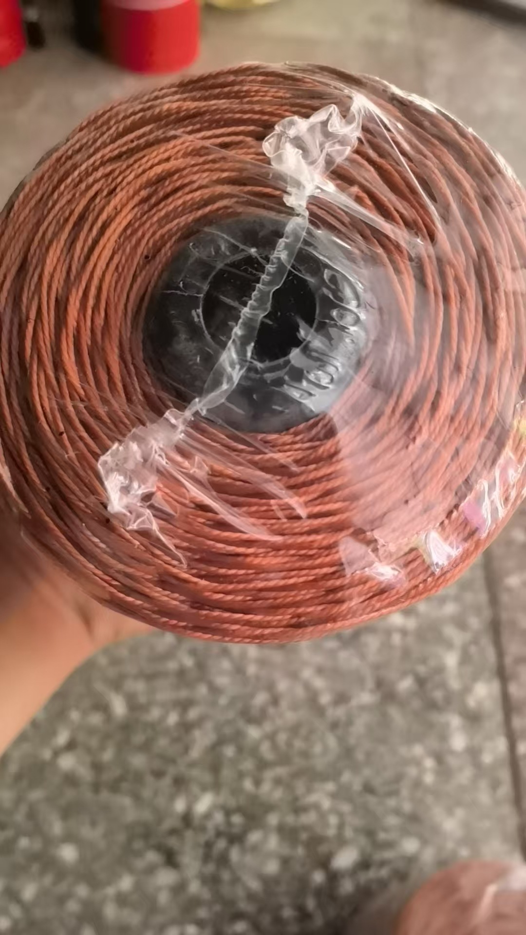 갈색/노란색 라인 0.5kg (고무 호스)