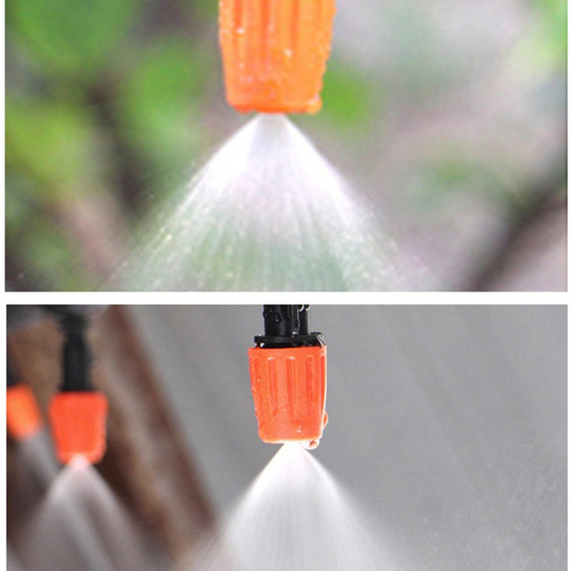 rociador de atomización ajustable naranja para riego agrícola horticultura rociador de atomización automático de agua control de agua rociador de jardín