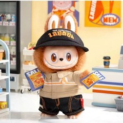 Popmart 奇妙なコンビニエンスストア LABUBU 北京ローストダックシリーズトレンディなフィギュアぬいぐるみペンダントブラインドボックスおもちゃ