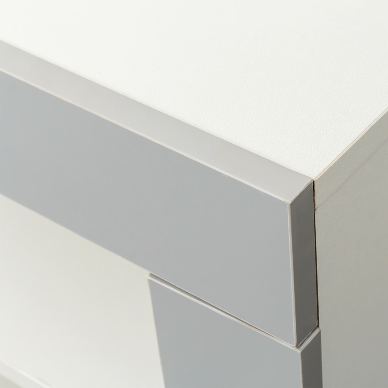Armario de almacenamiento de piso de múltiples capas moderno minimalista Aparador Comedor Armario de comedor blanco multifuncional estilo crema armario de almacenamiento