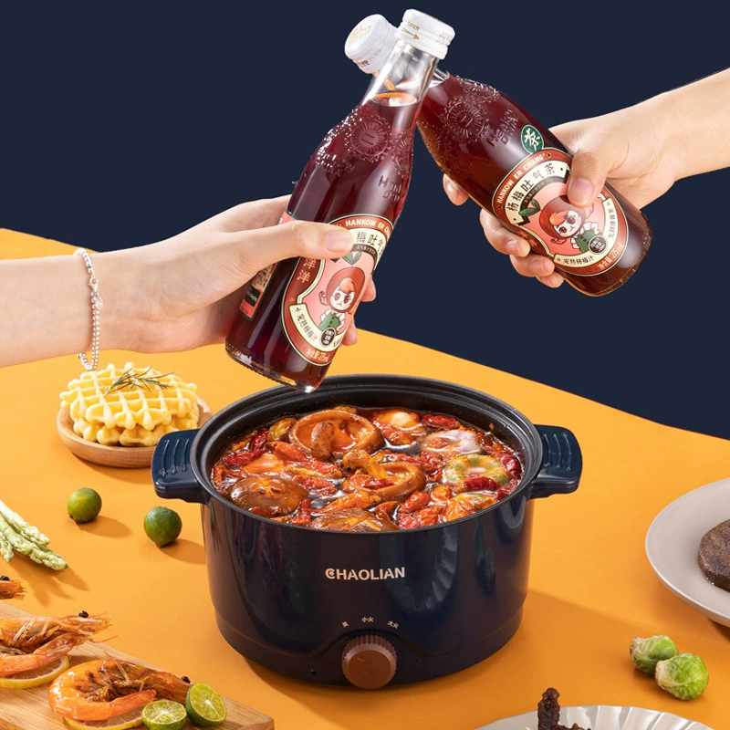 Многофункциональный поворотный переключатель электрическая плита с антипригарным покрытием Электрический ВОК бытовой горячий горшок двойное ухо кастрюля электрическая плита