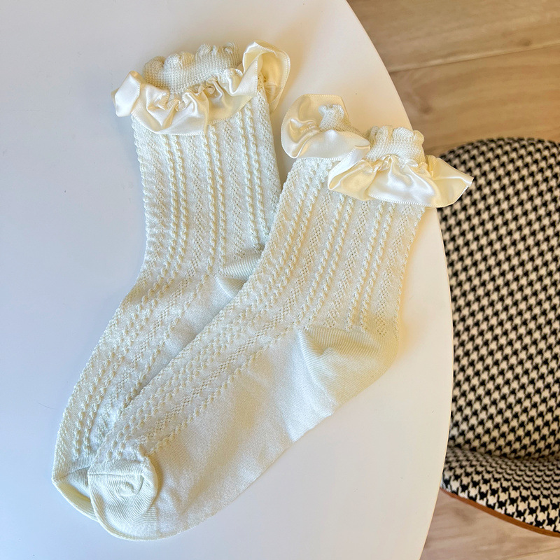 트위스트 레이스 밀크 화이트