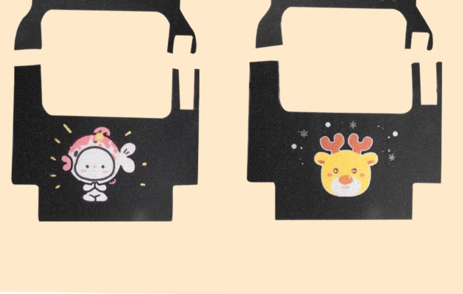 Emma Levi tricycle foot mat ca500 strawberry bear electric car foot mat foot mat decoration accessories transformation