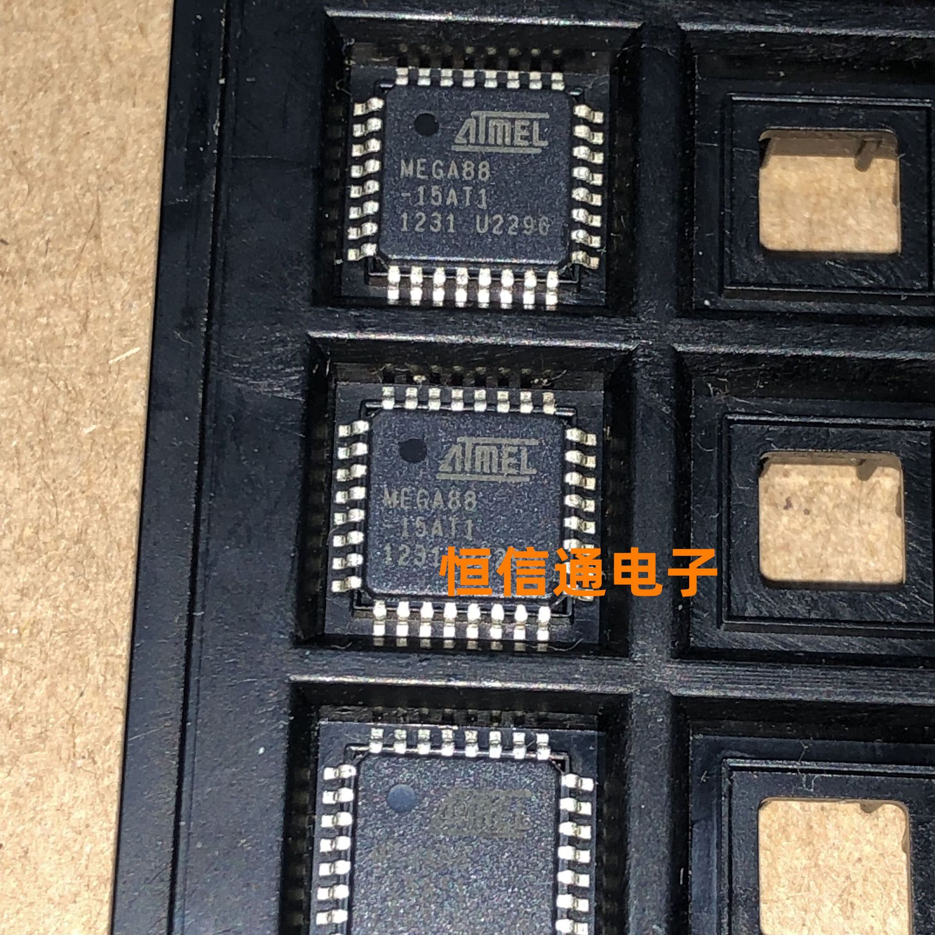 全新进口 ATMEGA88-15AT1 QFP-32 微控制器芯片 实图拍摄