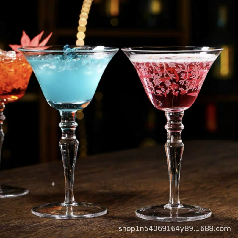Коктейльный бокал Mingxuan японский, подсушенный цветок мартини, чашка Singapore Sling, римский колонны, высокий специальный бокал для напитков