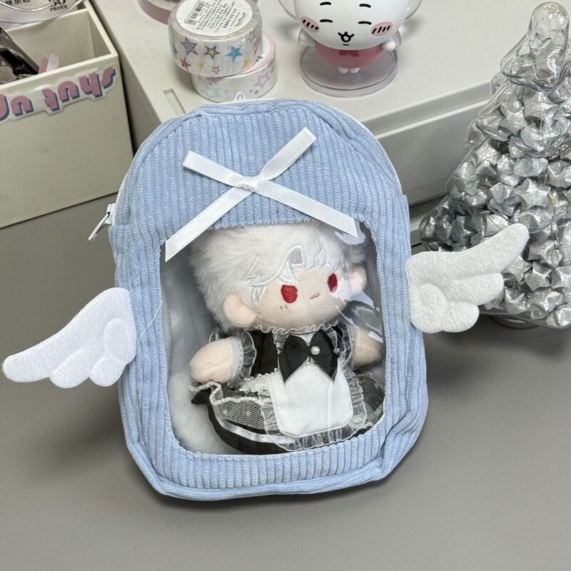 Wing Doll Bag Storage Pendant 10cm Cartoon Cotton Doll Display Travel Luggage Bag Ita Bag Nunu Wing Doll Bag Storage Pendant 10cm Cartoon Cotton Doll Display Travel Luggage Bag Ita Bag Nunu