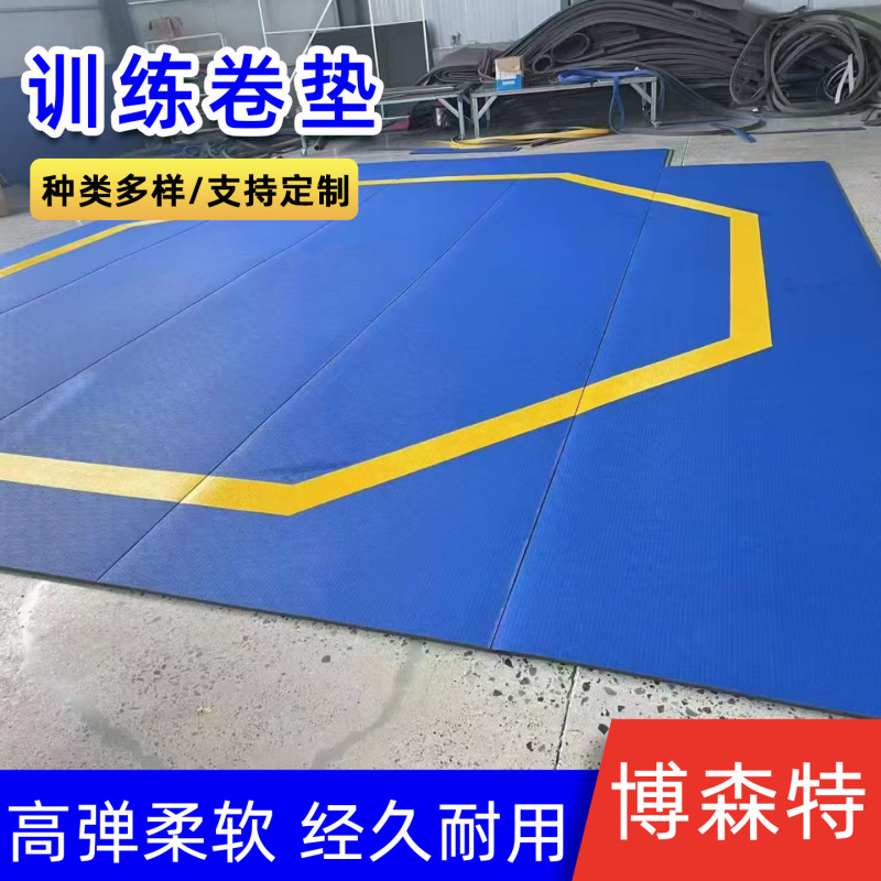 散打格斗卷垫动搏击跆拳道地垫子摔跤拳击武馆柔道训练卷垫|undefined