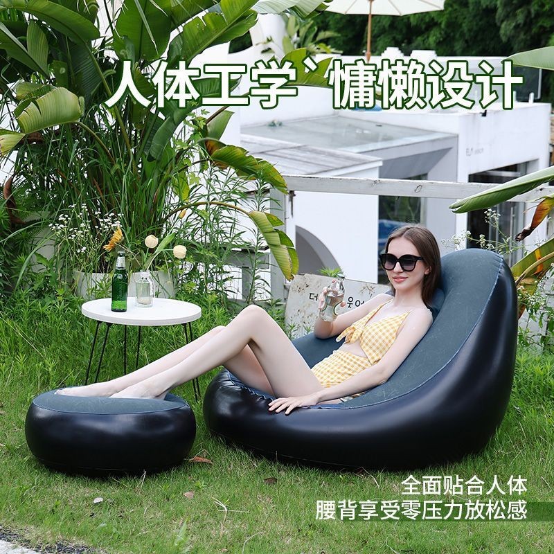 Travel inflatable handheld sofa for camping