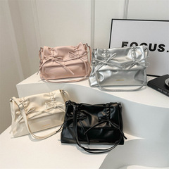 高級感蝴蝶結包包女2024春新款時尚鏈條單肩包跨境外貿代發斜挎包