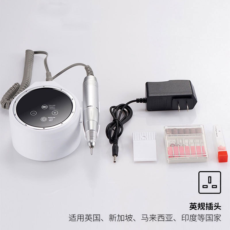 Máquina de molienda profesional eliminación de uñas pequeño eléctrico muerto piel eliminación manicura herramienta uñas tienda especial amoladora de uñas almacenamiento de energía