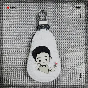 (사랑 남동생) 조롱박 흰색 키 가방