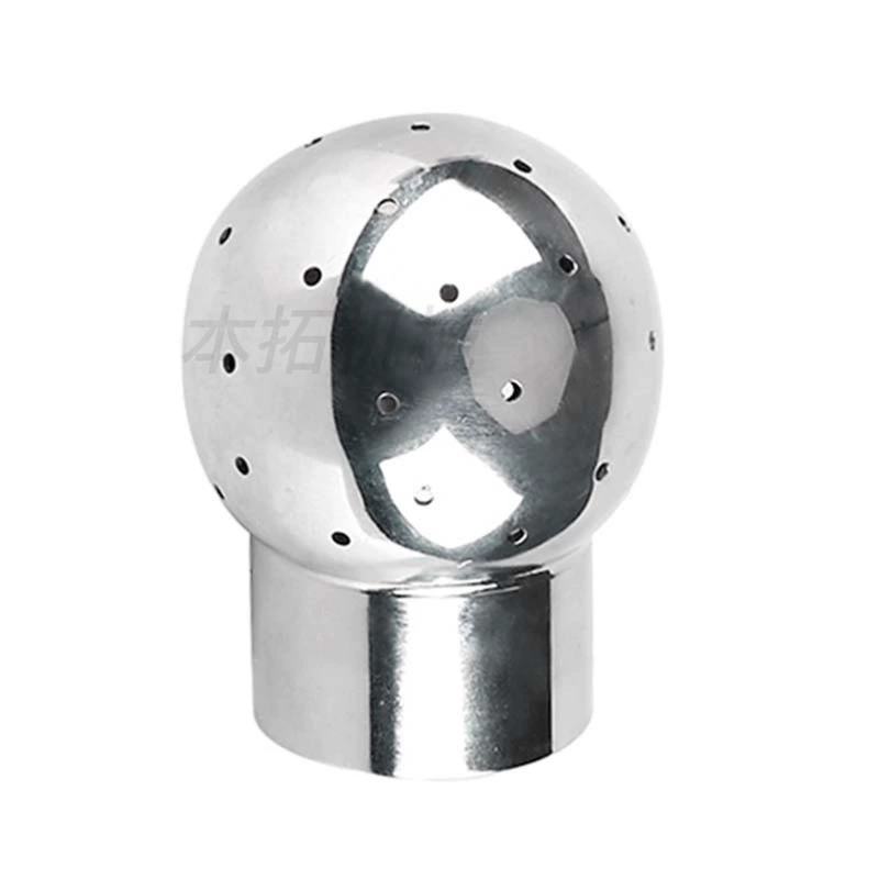 Нержавеющая сталь 304/316L чистящие шары гигиенический пищевой класс внутренняя резьба фиксированная очиститель фитинги мешалки