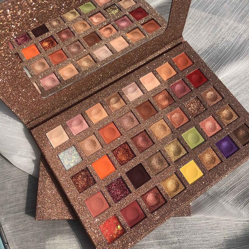 Ruhua Tuo 40 color makeup eyeshadow plate mashed potato glitter matte sequins eyeshadow beginner cheap beauty wholesale