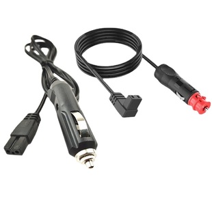 Supply spot car refrigerator cigarette lighter 12V24V pure copper two-core power plug wire
