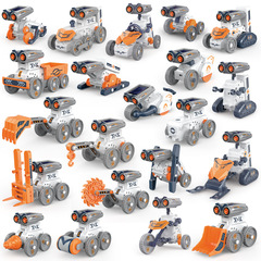 国境を越えた組み立て教育玩具ソーラー 21 イン 1 電気ロボット DIY 組み立てデュアルドライブ科学教育玩具