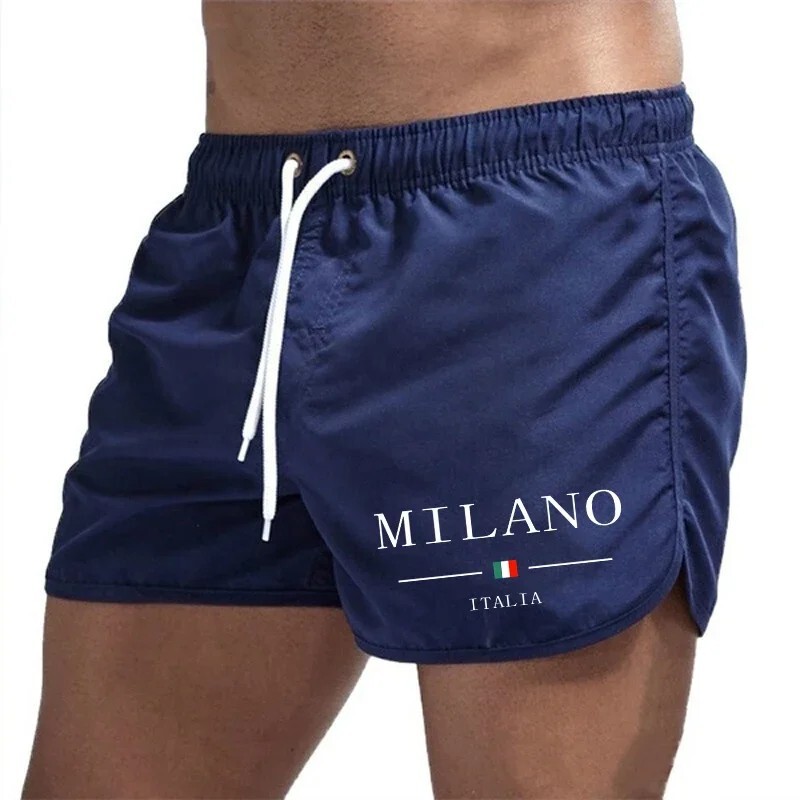Summer Men's Beach Shorts 2D Printed Beach Pants Jogging Casual Pants Quick-Drying Swimming Trunks Lightweight Surf Shorts