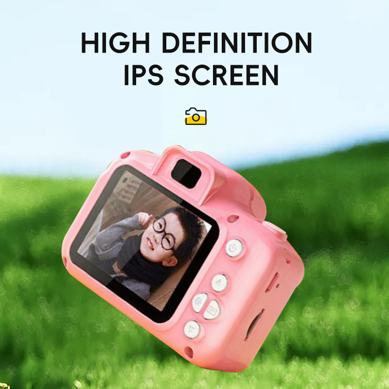 Transfronterizo X2 cámara infantil puede tomar fotos y grabar video mini cámara de dibujos animados juguetes de niños HD fotocamera Liquid