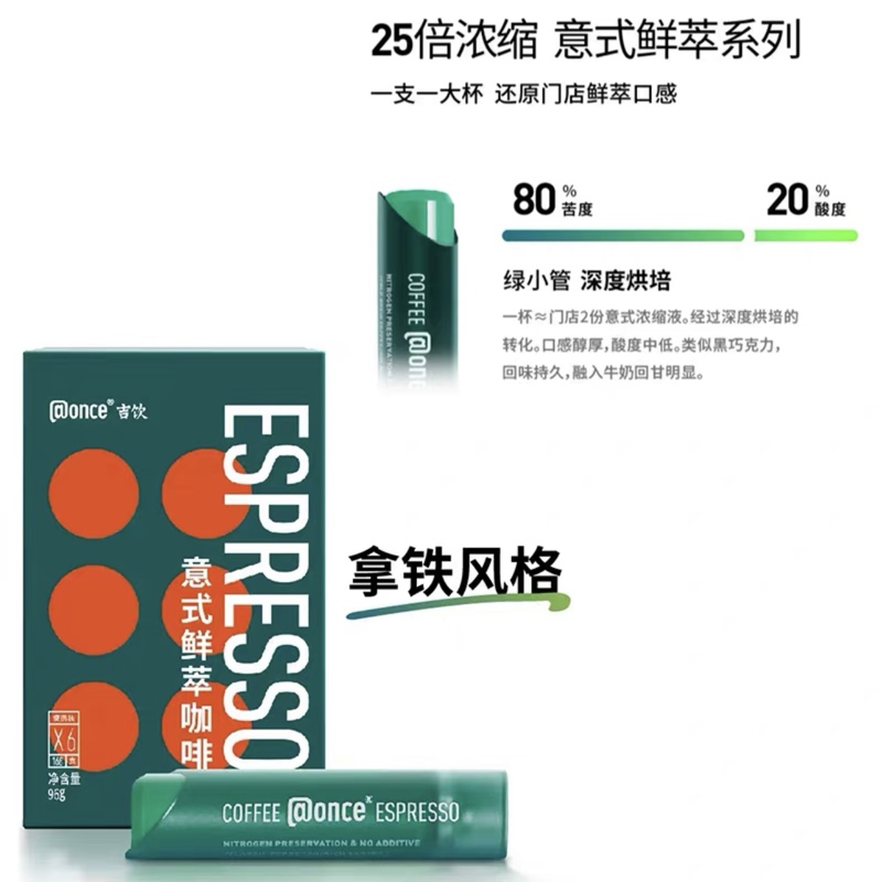 @ once drink Italian fresh extract espresso liquid American latte cold bubble portable instant small tube coffee wholesale