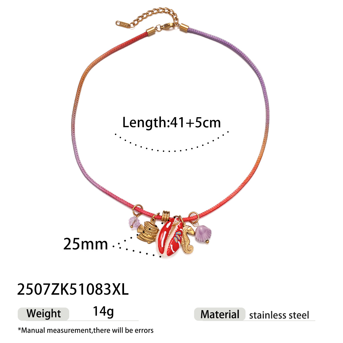 TENA Europa y los Estados Unidos de playa concha de mariscos colgante ligero lujo nicho universal colorido tejido collar joyería