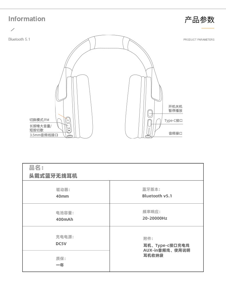 LULE Kabelloses Bluetooth-Kopfhörer Over-Ear Kabelgebundenes Gaming-Headset für Computer E-Sport-Kopfhörer Wasserdicht Sport Amazon Hot Model