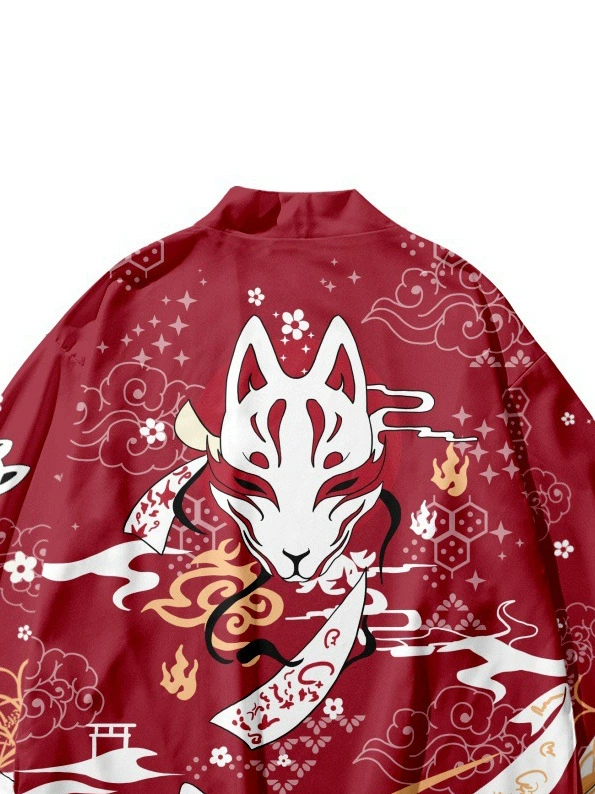 Japanese spring sun‑protection cardigan, lightweight kimono‑style loose jacket, M–XL