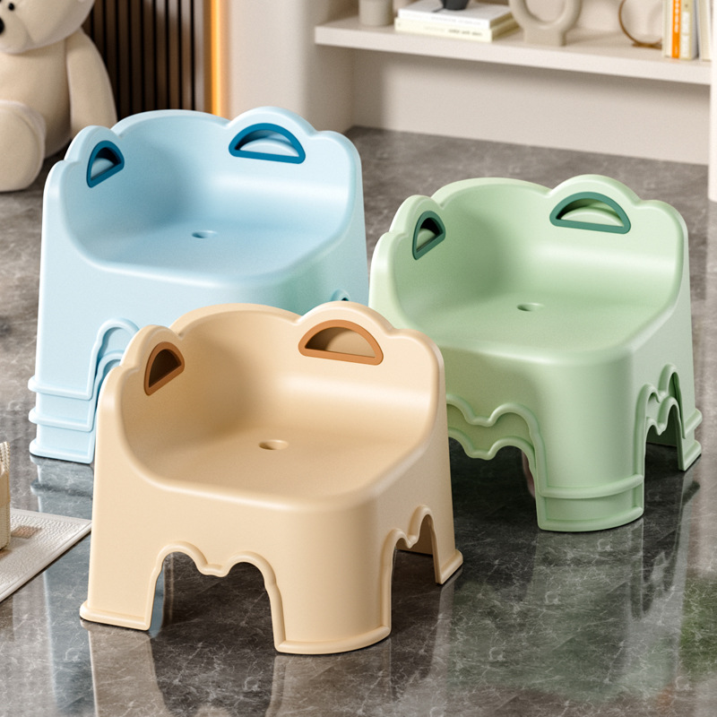 儿童靠背椅学习椅小凳子加厚座椅宝宝沙发餐椅防滑板凳婴幼洗澡凳