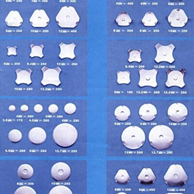 厂家供应锅仔片5mm6mm7mm8mm9mm10mm三角形圆形十字形锅仔片贴纸|ru