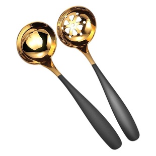 304 Internet Popular Spoon Stainless Steel Spoon Multi-purpose Deepening Public Spoon Creative Large Spoon Korean Cute Colander