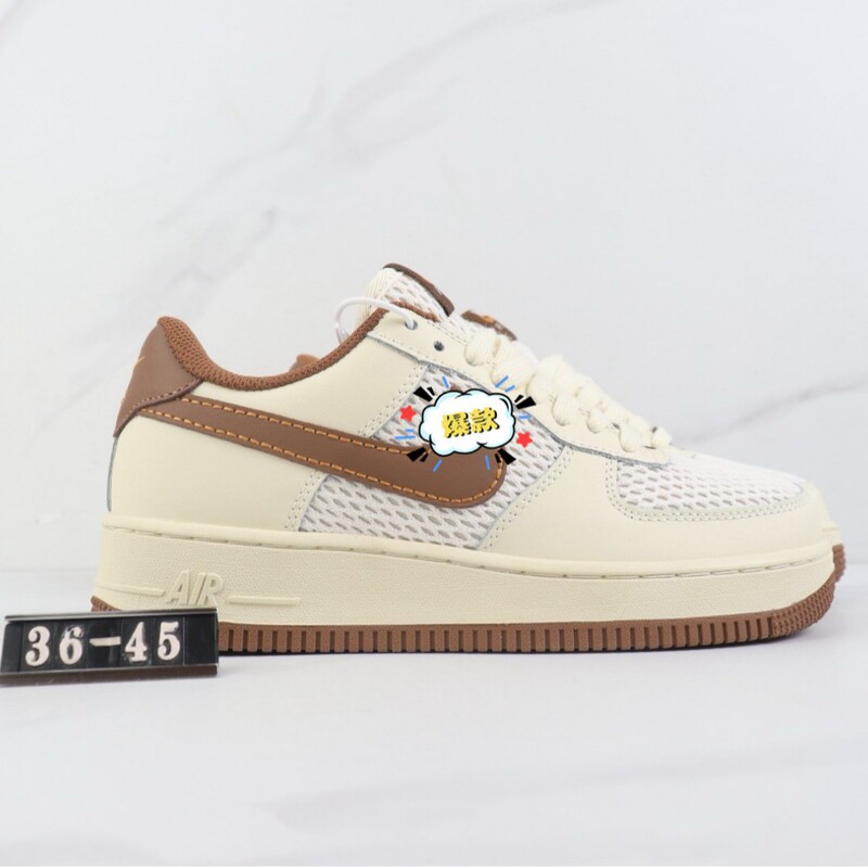 Nk Air Force 1'07 Lv8 Air Force One Low-Top Sneakers Made of Cowhide Leather for Outdoor Sports