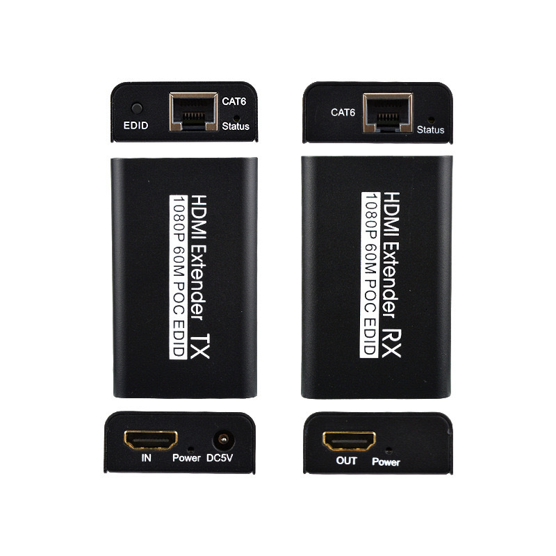 HDMI extender, 60 meters over RJ45