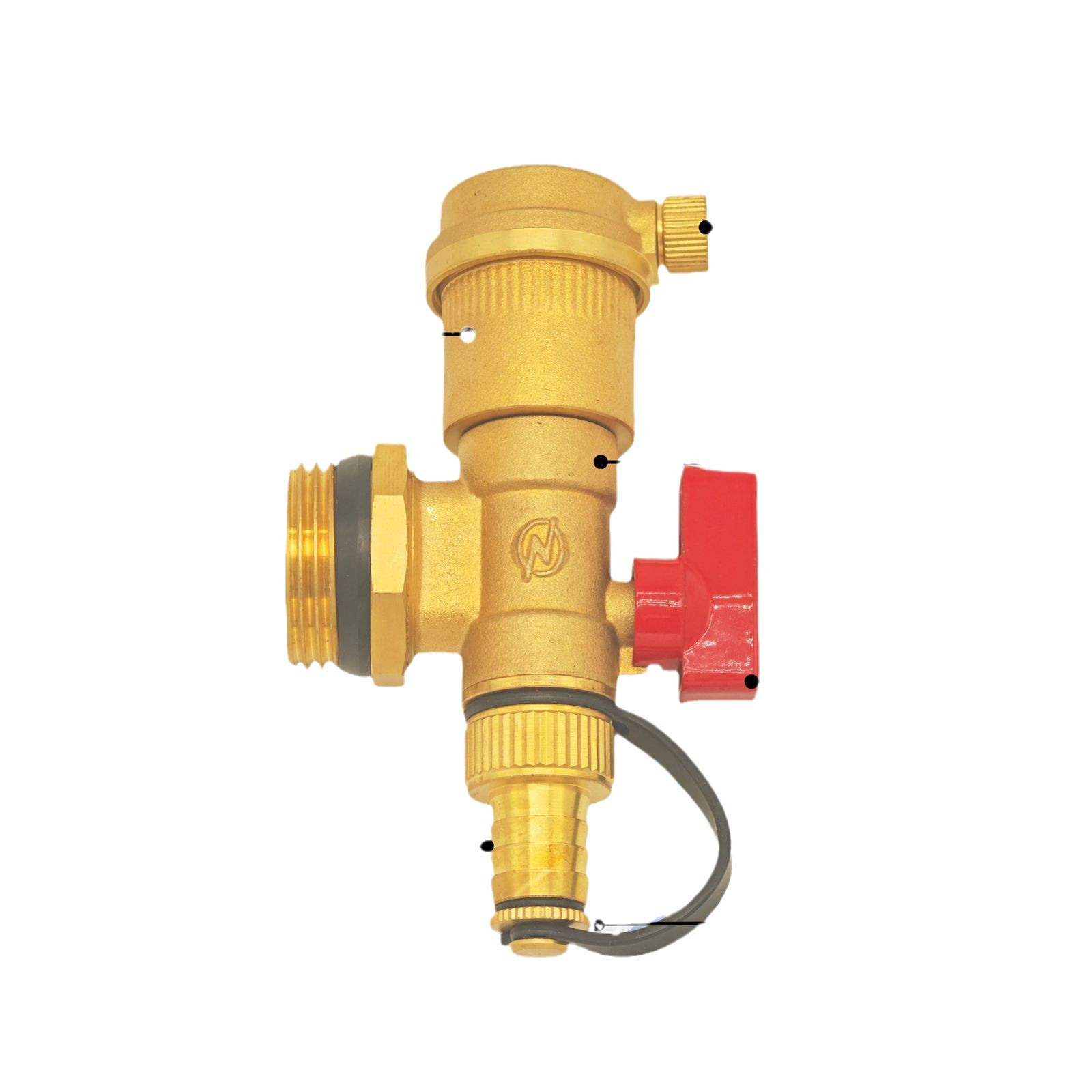 1 pulgada 1.2 pulgadas válvula de ventilación automática de calefacción por suelo de cobre cobre color cobre níquel válvula de ventilación por suelo de cobre al por mayor