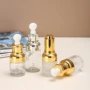 定制透明按摩油化妆品滴管瓶