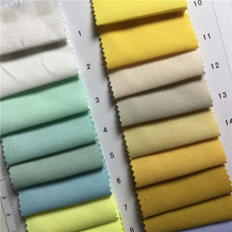 精品TR细斜面料45个颜色现货供应厂家直销 裤子套装面料8085552