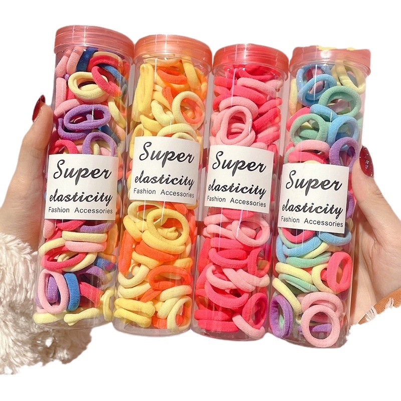 Banda de goma para niños banda de pelo de bebé no duele el cabello Cuerda de pelo de niñas coreanas banda de goma de aspecto alto accesorios para el cabello de bebé