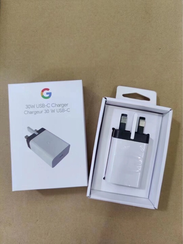 Applicable to GOOGLE GOOGLE Mobile Phone PD 30W British Charger GOOGLE Fast Charge type-c Hong Kong Charger