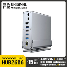 �羳USB-C15��1���USB HUB�Uչ�]ǧ�׾W��4K60hz������չ�]