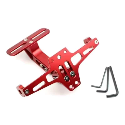 License plate holder/license plate holder: Motorcycle Rear License Plate Holder Modified License - airplane-sign-holder-without-light-red-send-tools