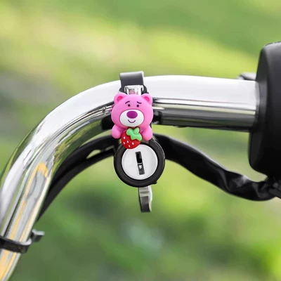 Electric Vehicle Helmet Lock Anti-Theft Fixed Hook Motorcycle Helmet Special Anti-Theft Lock Battery Car Anti-Theft Female (Helmet lock) - cartoon-strawberry-bear-waterproof-rust-proof-and-anti-theftinstallation-tools-provided