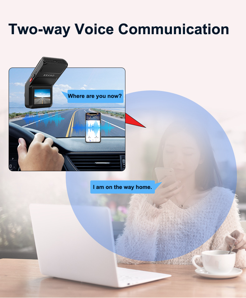 Cross-Border High-Definition Driving Recorder 4g Remote 24-Hour Parking Monitoring Adas Intelligent Driving Bsd Blind Spot Monitoring Wf Connectivity