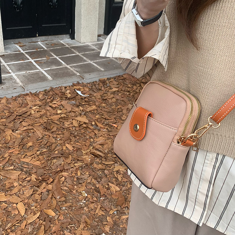 Bolso para teléfono móvil bandolera femenina 2025 nuevo mini bolso retro ins pequeño pequeño bolso pequeño ligero pequeño y moderno