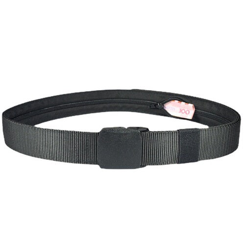 Cross-border hot selling outdoor money hiding belt men and women tactical belt sports safety labor protection wallet nylon belt
