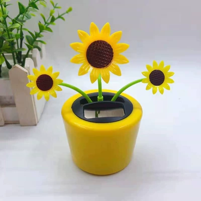 Car ornaments — Manufacturer, Solar-Powered Apple Flower Three-Flower